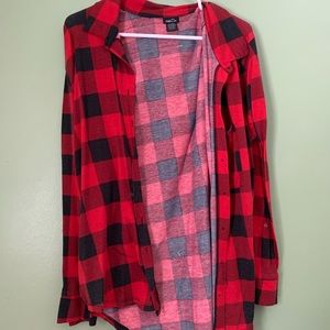 Black and red flannel